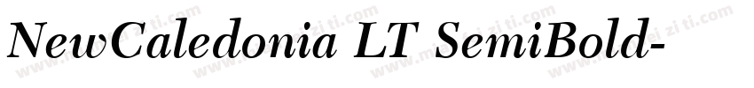 NewCaledonia LT SemiBold字体转换